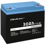 Qoltec 53703 LiFePO4 lithiová železná fosfátová 12,8V 30Ah 384 Wh BMS – Sleviste.cz