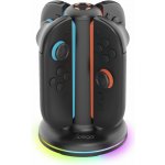 iPega SW2052 Nabíjecí Stanice s RGB JoyCon Ovladače Nintendo Switch 2 Black – Zboží Živě