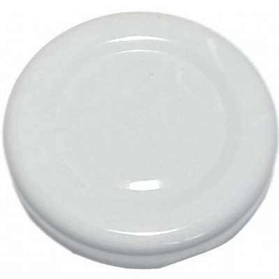 Zavařovací víčko BÍLÉ TO 43 RTS (paster do 105°C) Počet kusů v balení: 1 – Zboží Dáma
