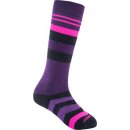 Sensor Dětské ponožky Slope Merino fialová/černá