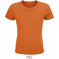 Dětské tričko z organické bavlny SOL'S oranžová