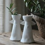 Keramický svícen/váza Majas Cottage S – Zboží Dáma