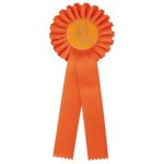 Kokarda jednořadá K1 oranžová – Zboží Dáma