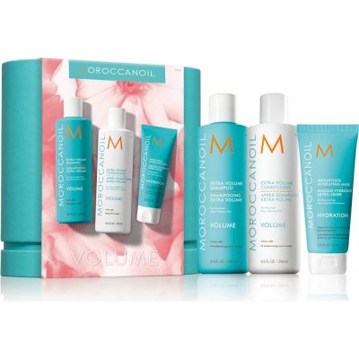 Moroccanoil Volume Set - Šampon 250 ml + kondicionér 250 ml + maska 75 ml Dárková sada – Zboží Dáma