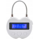 bdsm bondage shop Nastavitelný časový zámek s USB napájením Barva Bílá Provedení nové – Zboží Mobilmania