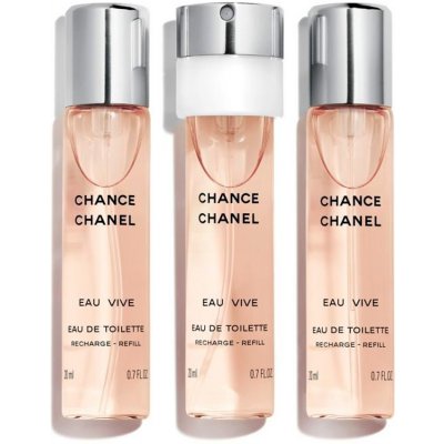 Chanel Chance Eau Vive toaletní voda dámská 3 x 20 ml – Hledejceny.cz