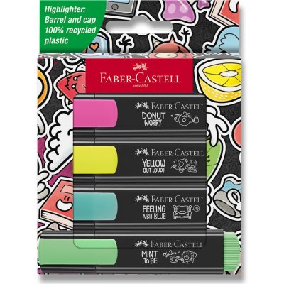 Faber Castell Textliner 1546 set 4ks Graffiti – Zboží Živě