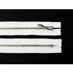 WICO Kovový zip no.3 nerozepínací 16cm bílý (stříbrné zoubky) ozdobný jezdec – Hledejceny.cz