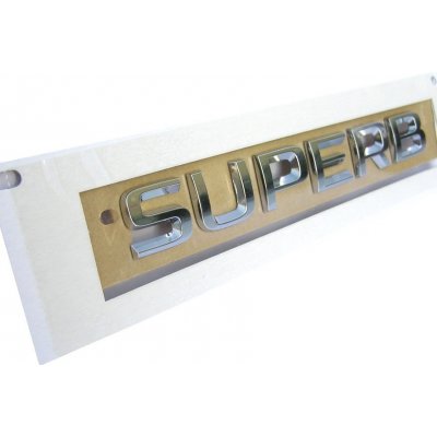 Škoda Auto Zadní nápis Superb | Škoda Superb III (2015 - 2024) - originál 3V0853687A2ZZ | Zboží Auto