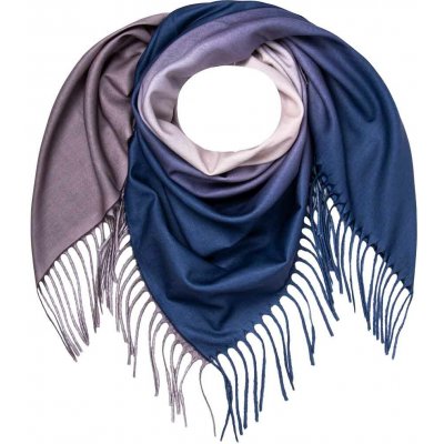 Biju Dámský hřejivý šátek šedo-modrý 7200800-3 – Zboží Dáma