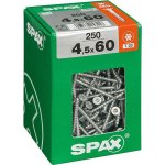 Spax Wirox Univerzální vrut T-Star plus, ø 4,5 × 60 mm, TX20, zápustná hlava, 250 ks 4191010450606 – Hledejceny.cz