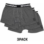 Horsefeathers boxerky Dynasty heather anthracite 3Pack – Zboží Dáma