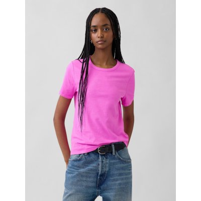 GAP tričko VintageSoft růžová – Sleviste.cz