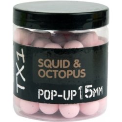 SHIMANO Plovoucí Boilies Bait TX1 Pop-Up Squid & Octopus Washed out Pink 80g 15mm