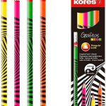Kores 92306 Neon grafitová tužka HB 12 ks – Zboží Živě