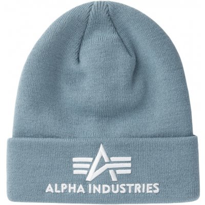 Alpha Industries čepice 3D Beanie greyblue