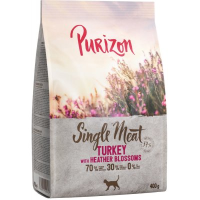 Purizon Single Meat krůtí s květy vřesu 0,4 kg