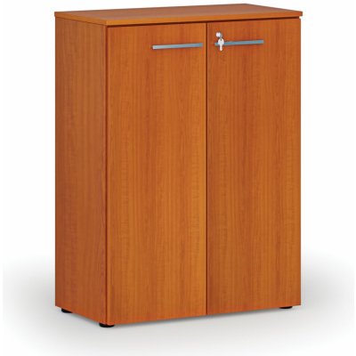 Primo Kancelářská skříň s dveřmi WOOD, 1087 x 800 x 420 mm, třešeň – Zboží Dáma