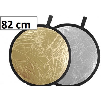 2v1 odrazná deska 82cm zlato stříbrná 2 barvy – Zboží Živě