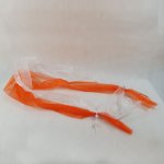 Šerpa na auto - oranžová s bílou (1 ks) – Zboží Mobilmania