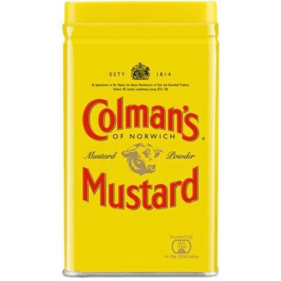 COLMAN'S HOŘČICE V PRÁŠKU OSTRÁ MUSTARD 100 g. – Zboží Dáma