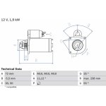 Startér BOSCH 0 986 025 470 | Zboží Auto