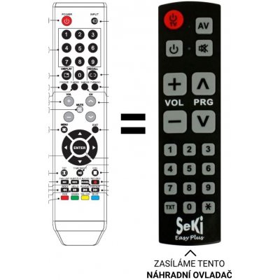 Dálkový ovladač Senior Sencor SLE1950T, SLE24F50T, SLT39F29DVBT – Hledejceny.cz