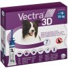 Veterinární přípravek Vectra 3D Spot-On M pro psy 10-25 kg 3 x 3,6 ml