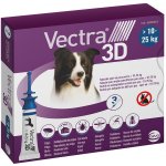 Vectra 3D Spot-On M pro psy 10-25 kg 3 x 3,6 ml – Zbozi.Blesk.cz