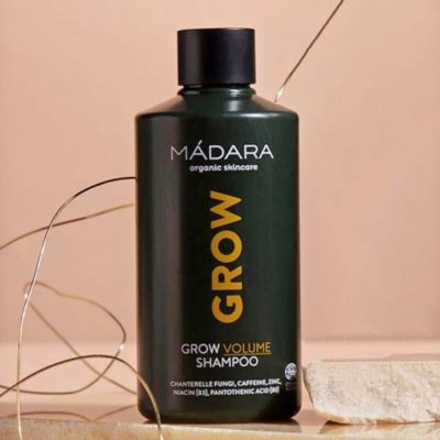 Mádara Grow Shampoo pro objem a růst vlasů 250 ml – Sleviste.cz