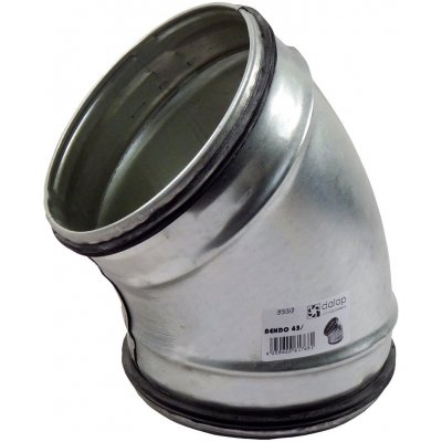 Dalap Kovové koleno pro kruhové potrubí 45 st. x 150 mm – Zbozi.Blesk.cz