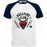 Tričko Hellfire Club |Stranger Things navy bílá – Zboží Dáma