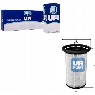 UFI26.038.00 PALIVOVÝ FILTR OCTAVIA III 1.6-2.0TDI 1 | Zboží Auto