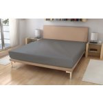 Polášek Jersey prostěradlo č.61 tm. šedá LYCRA Šedá 95% bavlna + 5% elastan 160x200x15 - 18 – Zboží Dáma