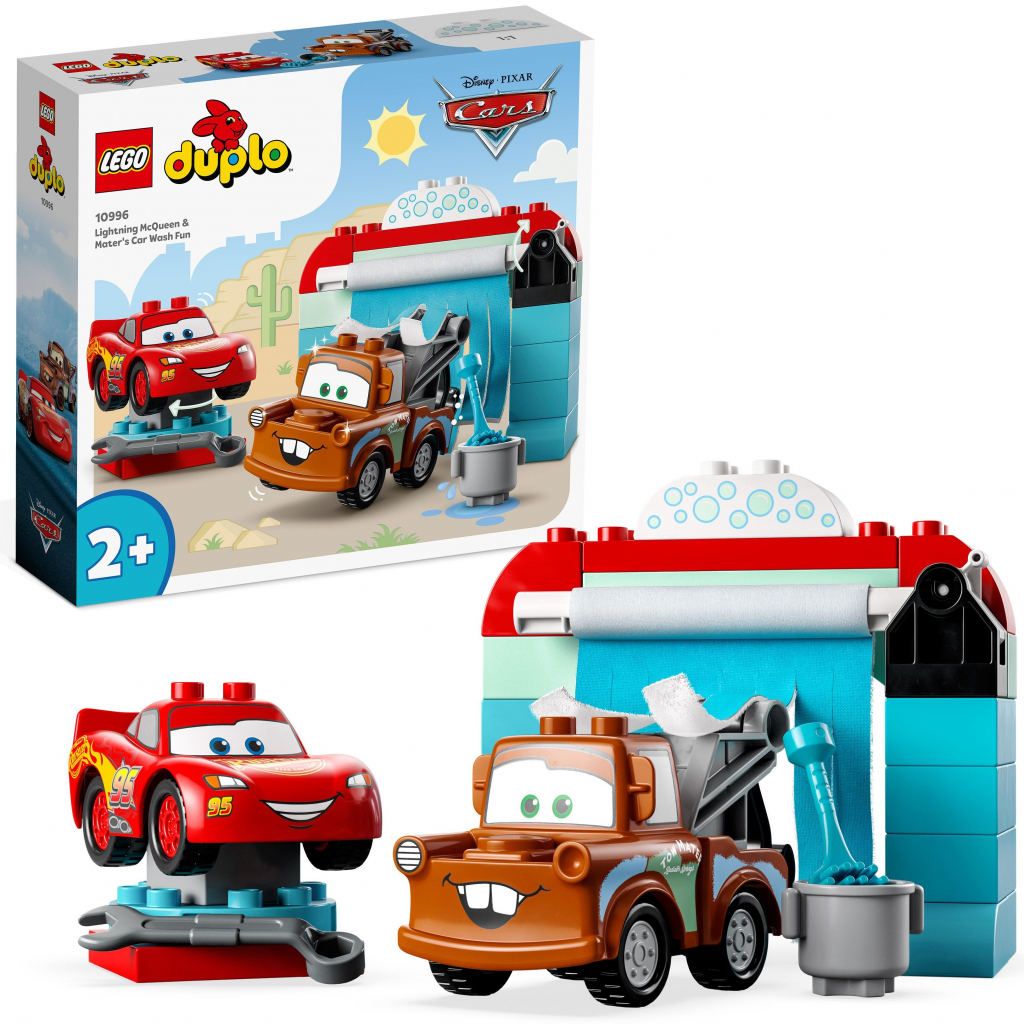 LEGO® DUPLO® Disney 10996 Na myčce s Bleskem McQueenem a Burákem