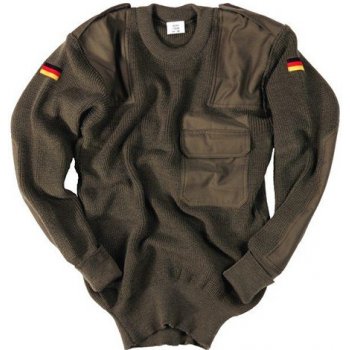 Bundeswehr svetr vlněný BW nový original zelený