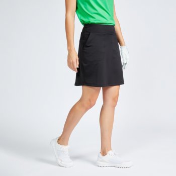 Inesis dámská golfová sukně s kraťasy WW500 černá
