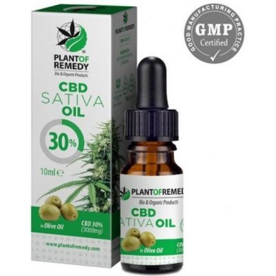 PLANT OF LIFE CBD/CBG Kapky Olivový olej s CBD 30% Izolátový 10 ml – Zboží Mobilmania