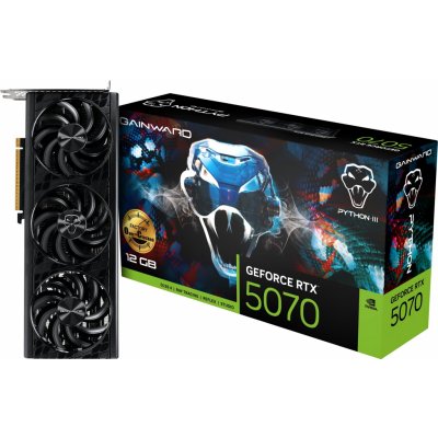 Gainward GeForce RTX 5070 Python III OC 12GB GDDR7 NE75070S19K9-GB2050T – Zboží Mobilmania
