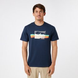 Rip Curl Striped Tee Dark Navy