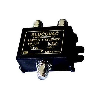 IVO Slučovač+rozbočovač TV/SAT SA03-S – Zboží Živě