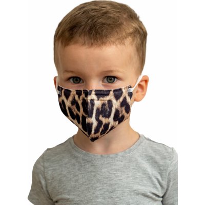 Balerina Czech dětský Zdravotnický nanorespirátor FFP2 PFHM731 Leopard – Zboží Dáma