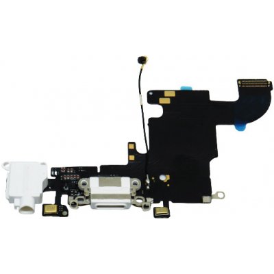 Apple iPhone 6s - Nabíjecí Konektor + Jack Konektor + Mikrofon + Flex Kabel - barva bílá – Zboží Mobilmania