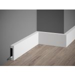 Mardom soklová lišta bílá MD008 80x17 mm 2 m – HobbyKompas.cz