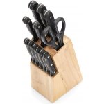 ZELLER Blok s 12 noži kaučukové dřevo 9x12x32,5cm – Zboží Dáma