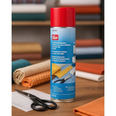 PRYM Lepidlo na textil ve spreji 968 061, dočasné spojení, bezbarvé, 250 ml – Hledejceny.cz