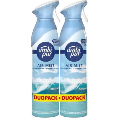 Ambipur Ocean Mist Osvěžovač vzduchu ve spreji 2 x 185 ml