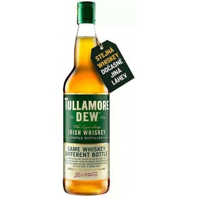 TULLAMORE D.E.W. limitovaná kulatá láhev 40% 0,7 l (holá láhev) – Hledejceny.cz