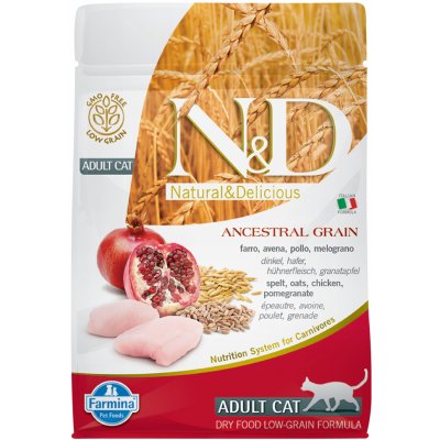 N&D LG Cat Neutered Chicken & Pomegranate 0,3 kg