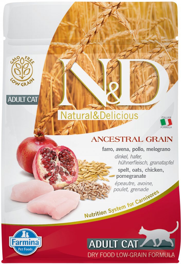 N&D LG Cat Neutered Chicken & Pomegranate 0,3 kg